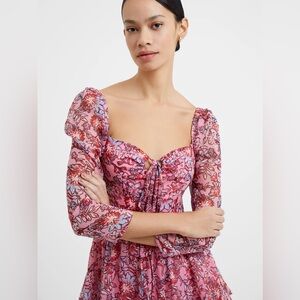 french connection ennis satin bell sleeve mini dress French Connection | Dresses | French Connection Ennis Satin Bell Sleeve  Mini Dress White 2
